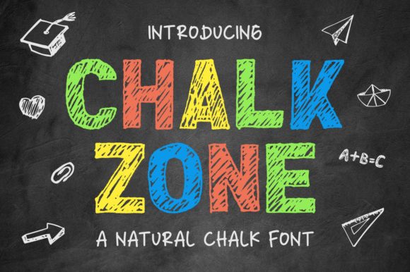 Chalk Zone: A Display Typeface with Creative Versatility