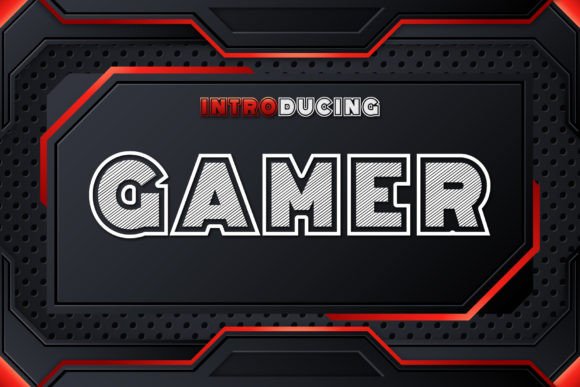 Gamer Font: Bold Display Type for Modern Creators