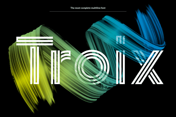 Troix: A Premium Display Font for Bold Visual Statements