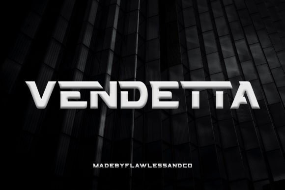 Vendetta: A Bold Typeface for Modern Design